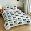Custom Photo Dog Cat With Paw Bedding Set Gift for Pet Lovers TH10 171015