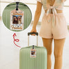 Custom Photo Best Traveled With Friends Personalized Luggage Tag Holiday Vacation Gift, Gift For Best Friends, BFF HA75 892666
