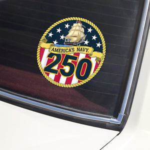 United States Navy 250th Car Sticker HO82 900736