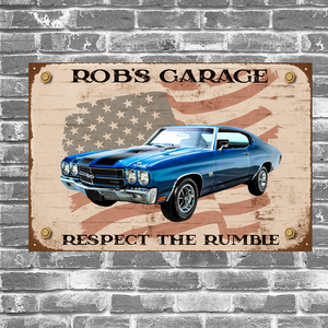 Custom Photo Car Metal Sign Gift For Car Lovers TH10 896701