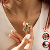 Custom Photo Always Know You Are Loved Heart Locket Necklace HA75 920700