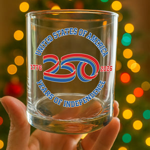 USA 250 Years Of Independence Whiskey Glass CH07 896768