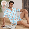 Custom Funny Face I Love You Best Dad, Mom Ever Short Pajamas, Family Gift LM32 669819