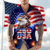 Personalized Name 250 Eagle America Patriotic Hawaii Shirt HA75 921008