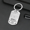 Custom Photo Memory Calendar The Day You Became My Daddy Metal Keychain LM32 893223