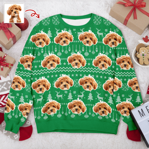 Custom Photo Have A Pawesome Christmas Ugly Sweater TH10 896291
