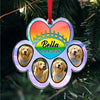 Personalized Dog Cat Photo In Memory Of Paw Acrylic Ornament, Pet Memorial Christmas Gift TH10 170887