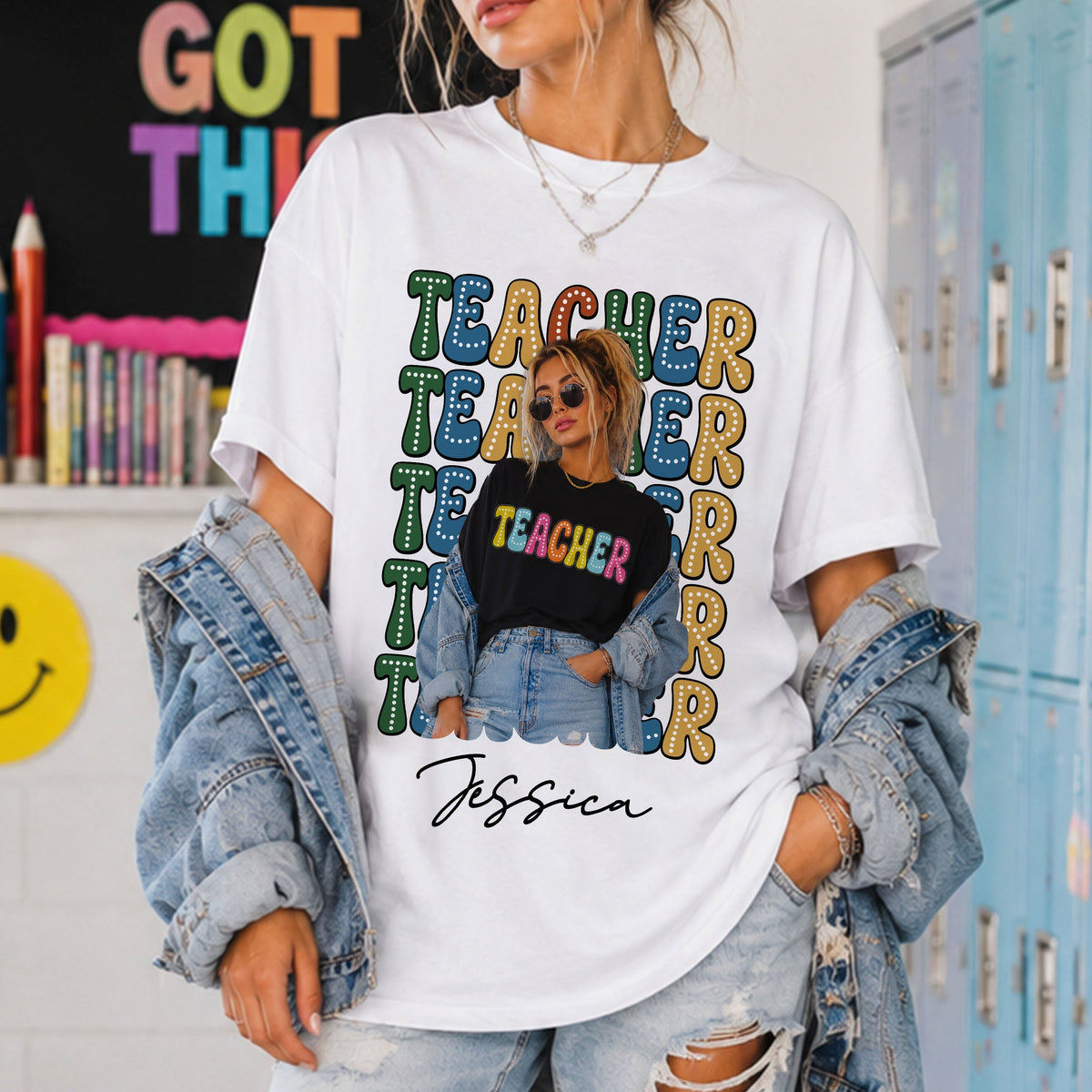Custom Photo Teacher Comfort Shirt - Personalized Back to School Gift CH07 911982