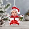 Custom Photo Baby’s First Christmas Acrylic Ornament, Personalized Newborn Keepsake HA75 919092