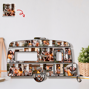 Custom Photo RV Car Wood Frame For Camping Lover TH10 896513