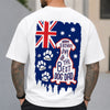 Personalized Happy Father's Day To Best Dog Dad Australia Flag Comfort Back Shirt TH10 170215