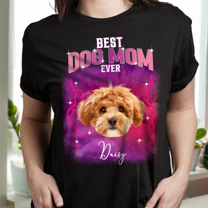 Custom Photo Best Dog Dad, Dog Mom Ever Shirt TH10 894489