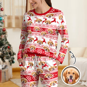 Custom Photo Christmas Dog Sleepwear Xmas Fun HO82 900152