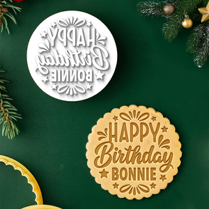 Personalized Name Birthday Cookie Stamp Gift For Family, Friends HO82 900592
