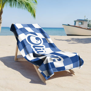 Personalized Vans Checker Pattern In Retro Style Beach Towel HA75 892798