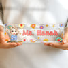 Personalized Teacher Acrylic Desk Name Plate Floral Pattern Gift for Teacher HA75 892624