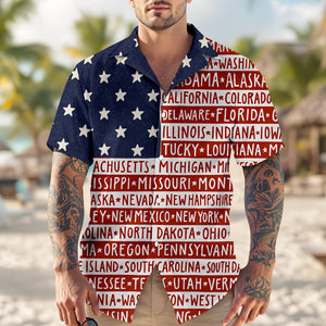 America State Hawaiian Shirt TH10 896385