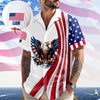 Personalized Patriotic 250th Anniversary God Bless America Eagle 1776–2026 Hawaiian Shirt HO82 901140