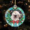 Custom Photo Dog Christmas Acrylic Ornament Gift For Dog Lovers HA75 919168