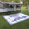 Personalized Camping Patio Rug Toile De Jouy Style HA75 892644