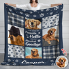 You Were My Favorite Hello And My Hardest Goodbye Custom Dog Memorial Photo Blanket CH07 896460