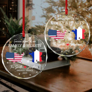 Forever A Part Of Our Family Glass Ornament For Christmas TH10 894849