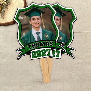 Custom Photo Class of 2025 face Fans Graduation Party Decor Gift CH07 895336