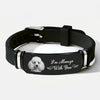 Custom Dog Photo Memorial Bracelets with Photo - I'M Always With You CH07 180288