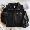 America EST. 1776 American Flag Patriotic Embroidered Quarter Zip Sweatshirt LM32 899587