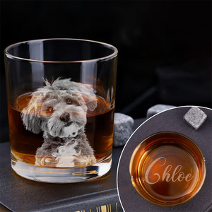 Custom Your Dog Photo And Name Whiskey Glass TH10 892777