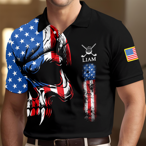 Never Underestimate An Old Man With A Golf Club Custom Name Polo Shirt For Golf Lovers CH07 899946