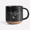 Personalized Mom Dad Est Engraved Pottery Mug - Gift for New Parents CH07 911374