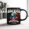 America 250 Years Eagle Independence Day Patriotic Black Mug LM32 895257