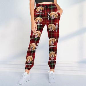 Custom Pet Photo Flannel Style Personalized Sweatpant For Dog Lovers Cat Lovers CH07 896104