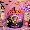 Custom Face Photo Little Vampire Trick or Treat Basket - Kids Halloween Gift HO82 903170