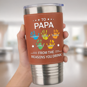 Personalized To Dad From The Reasons You Family Tumbler Gift For Dad HO82 894116