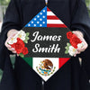Personalized Name Congrats Graduation USA Flag Graduation Cap Topper LM32 899269