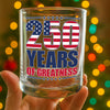 250 Years of Greatness USA Flag Patriotic 1776-2026 Anniversary Whiskey Glass LM32 895223