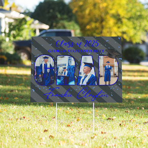 Custom Photo On Graduation Yard Sign TH10 892475