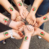 Custom Country Football Fan Tattoos - Personalized Sports Fan Accessories HA75 921802