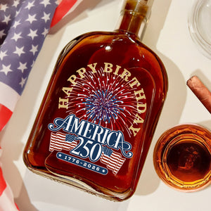 America 250 Semiquincentennial Fireworks Celebration Whiskey Bottle HO82 894614