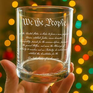 We The People Sympathy Quote For 250 Years of Freedom Whiskey Glass LM32 895483
