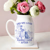 And She Lived Happily Ever After Dog Toile De Jouy Personalized Vase LM32 893843