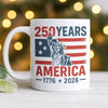 250 Years America 1776 - 2026 White Mug HO82 894544