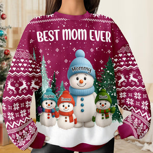 Custom Snowman Family Personalized Ugly Sweater Christmas Gift HA75 898430