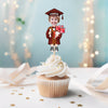 Custom Funny Face Kid Class of 2025 Graduation Decoration Cupcake Toppers HA75 892122