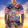 Celebrate 100 Years of Road Route 66 and America 250th Anniversary Custom Car Photo Hawaiian Shirt CH07 910378
