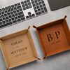 Personalized Father's Day Gift Leather Valet Tray, Custom Catch All Tray Gifts for Dad LM32 899247