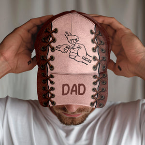 First Bump Daddy With Kids Classic Cap Personalized Gift For Dad, Father's Day HO82 894128