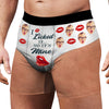 Custom Funny Face I Licked It So It's Mine Men's Boxer Briefs - Novelty Gift For Boyfriend, Husband LM32 669553